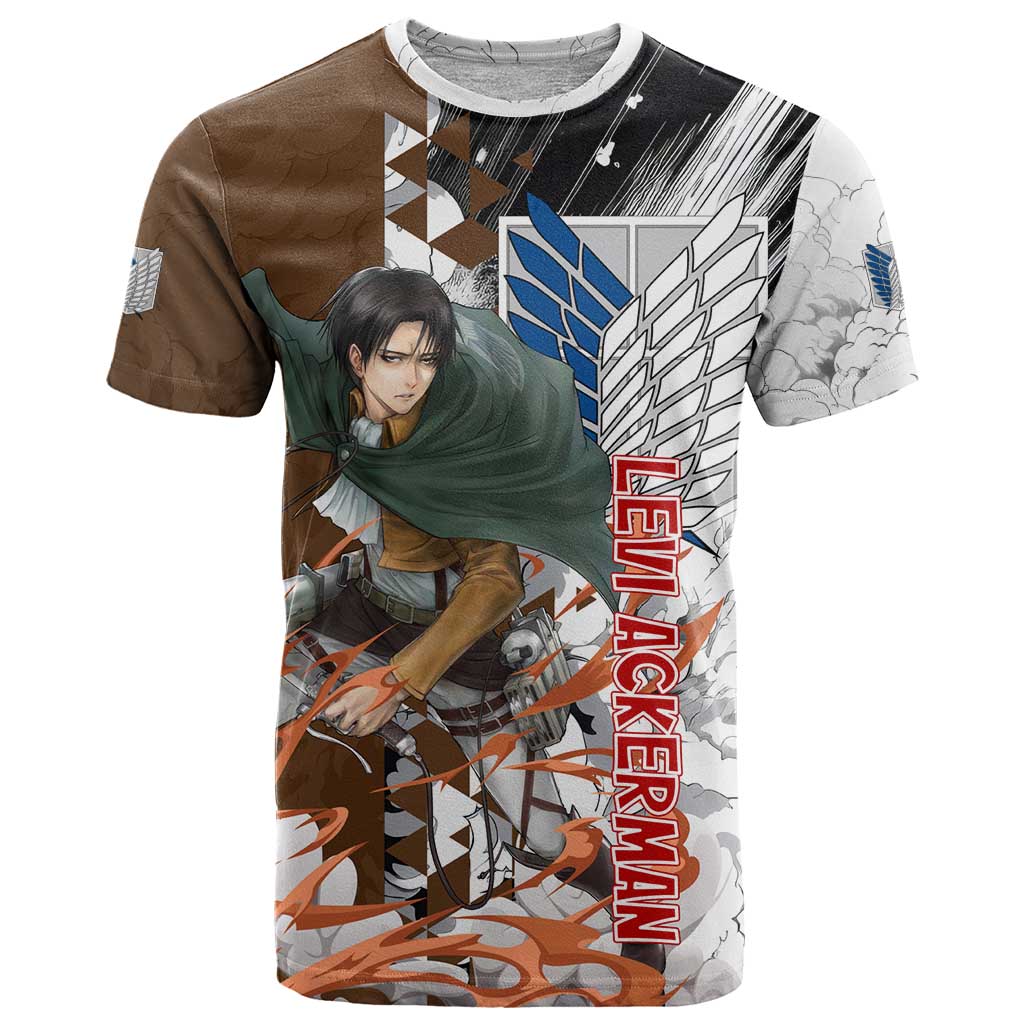 Levi Ackerman - Attack On Titan T Shirt Anime Style