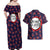 Tamayo - Demon Slayer Couples Matching Off Shoulder Maxi Dress and Hawaiian Shirt Anime Style