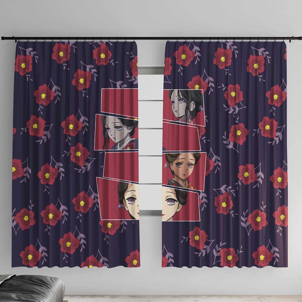 Tamayo - Demon Slayer Window Curtain Anime Style