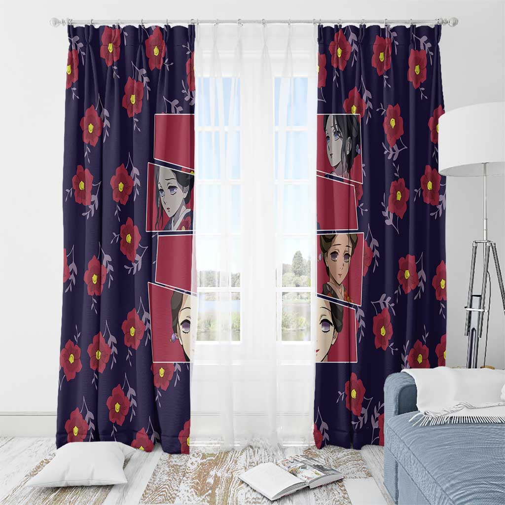 Tamayo - Demon Slayer Window Curtain Anime Style