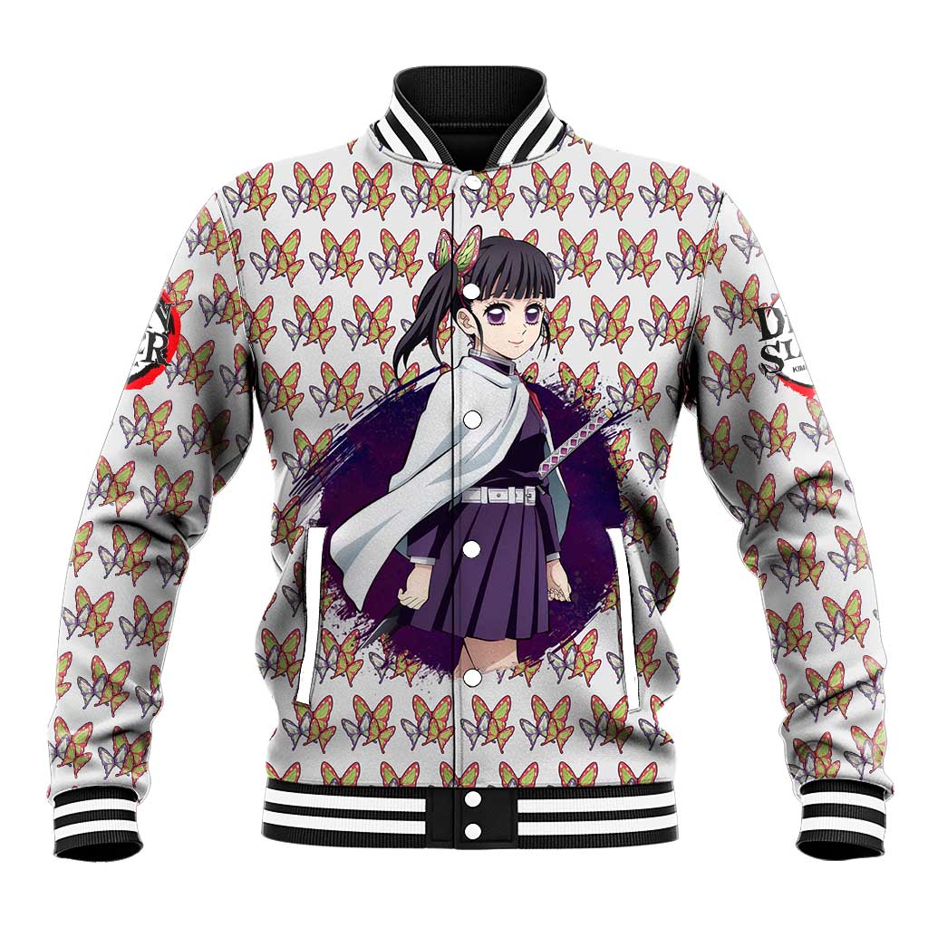 Kanao Tsuyuri - Demon Slayer Baseball Jacket Anime Style
