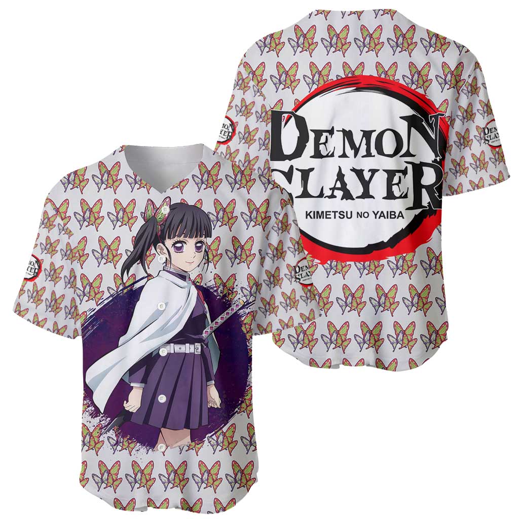 Kanao Tsuyuri - Demon Slayer Baseball Jersey Anime Style
