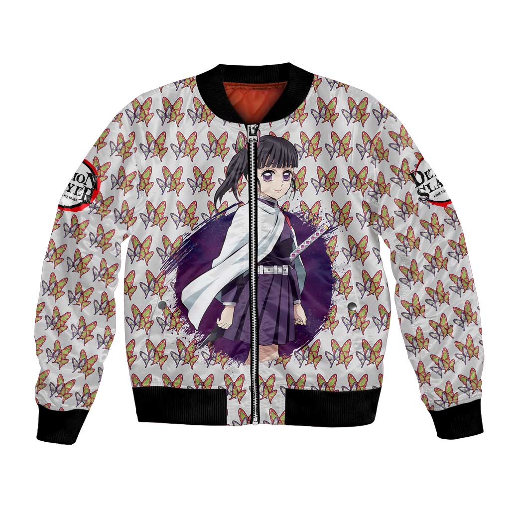 Kanao Tsuyuri - Demon Slayer Bomber Jacket Anime Style