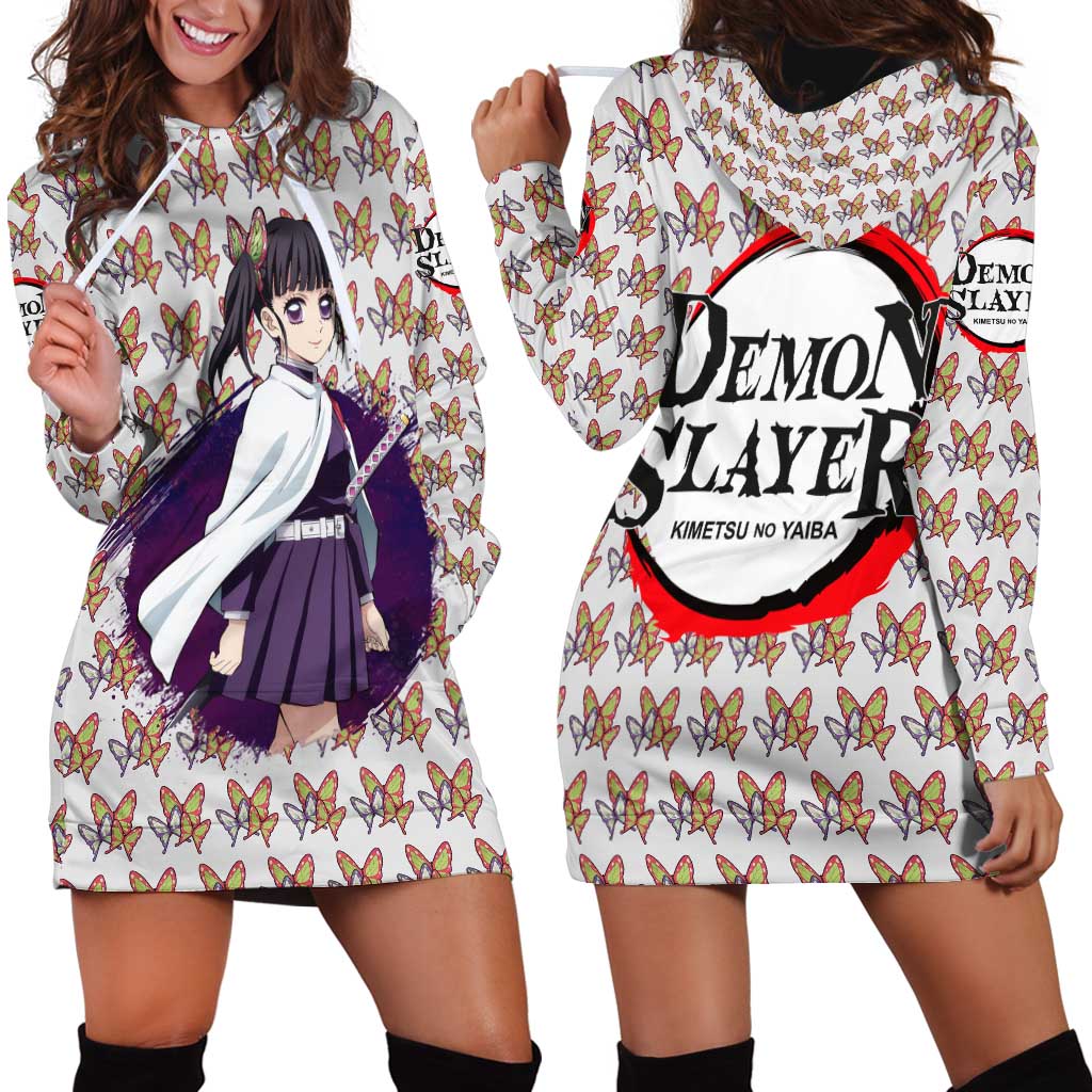 Kanao Tsuyuri - Demon Slayer Hoodie Dress Anime Style