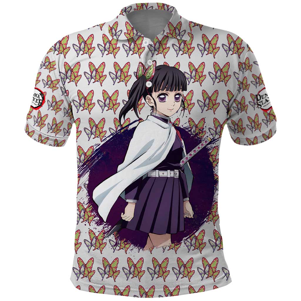 Kanao Tsuyuri - Demon Slayer Polo Shirt Anime Style