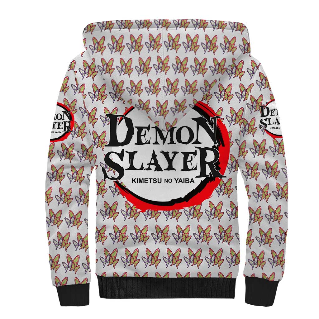 Kanao Tsuyuri - Demon Slayer Sherpa Hoodie Anime Style