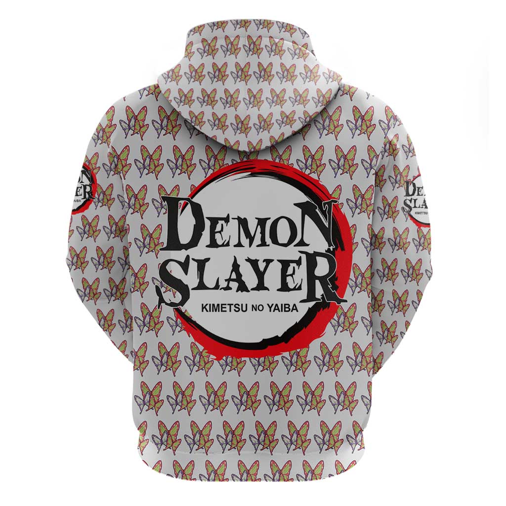 Kanao Tsuyuri - Demon Slayer Zip Hoodie Anime Style
