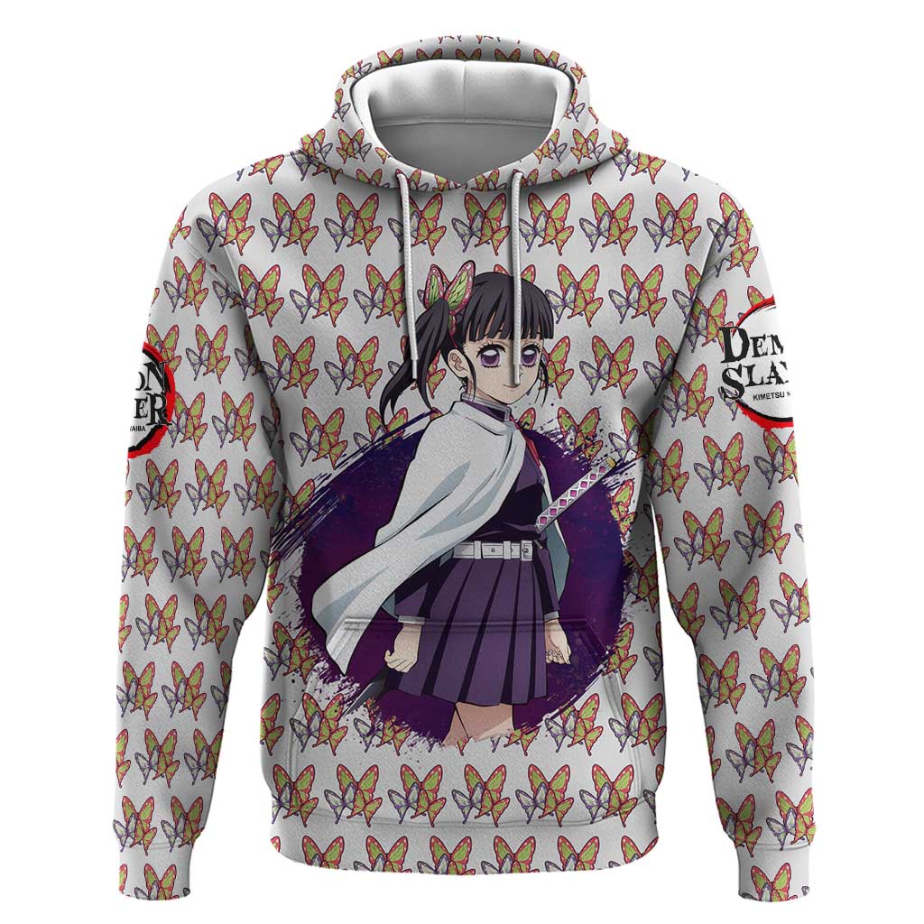 Kanao Tsuyuri - Demon Slayer Zip Hoodie Anime Style