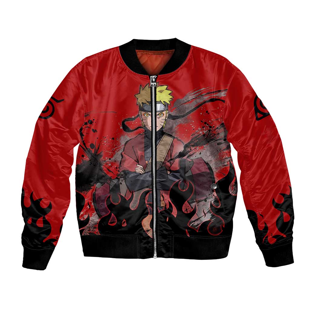 Uzumaki Sage - Naruto Bomber Jacket Anime Style