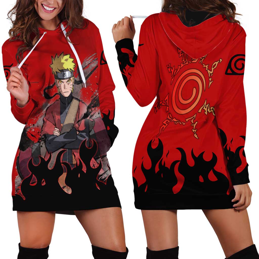 Uzumaki Sage - Naruto Hoodie Dress Anime Style