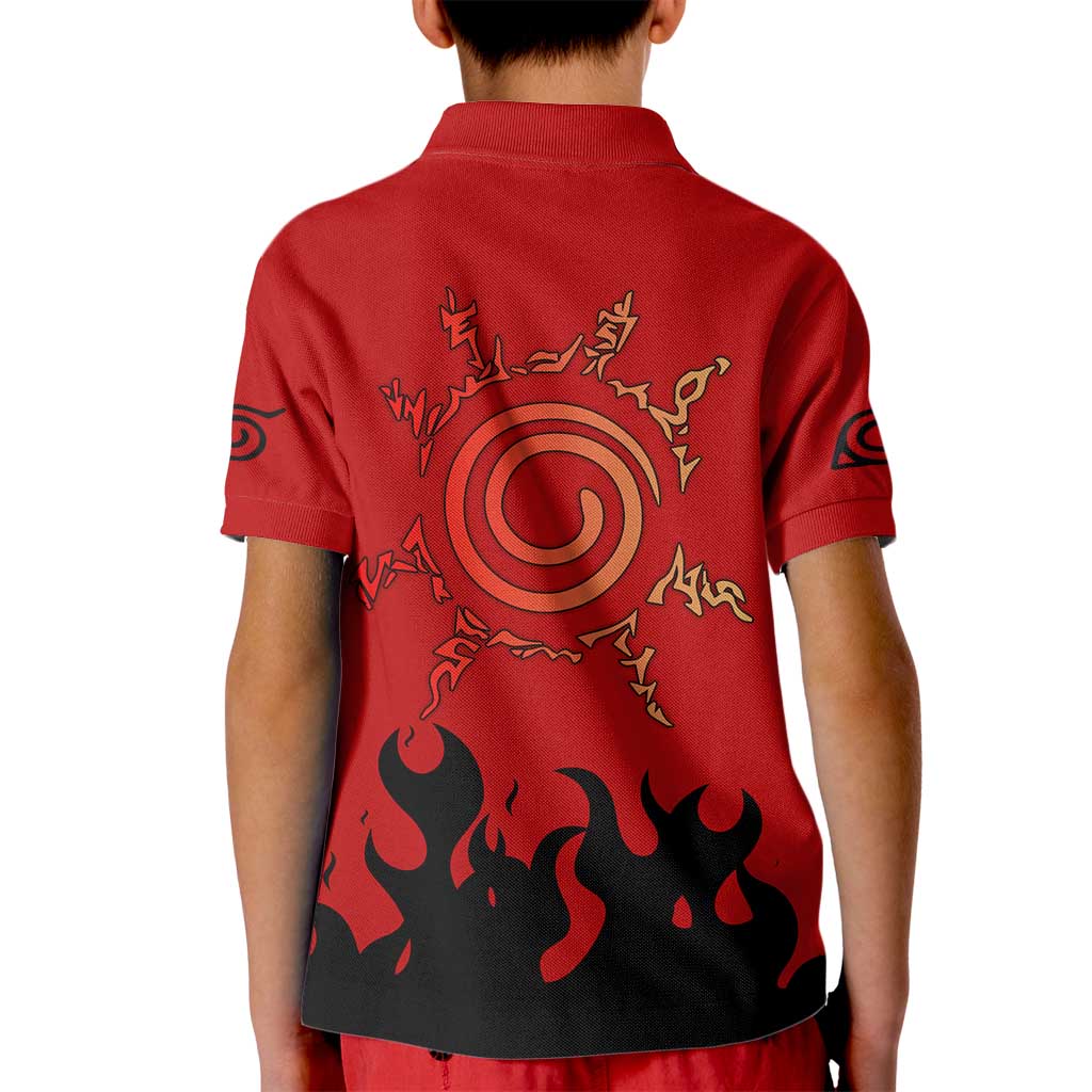 Uzumaki Sage - Naruto Kid Polo Shirt Anime Style