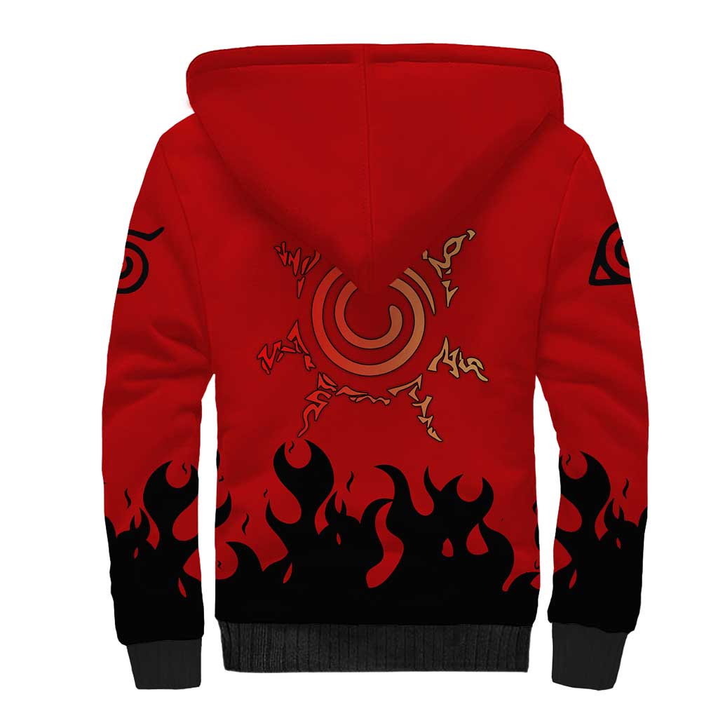 Uzumaki Sage - Naruto Sherpa Hoodie Anime Style