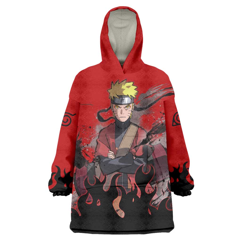 Uzumaki Sage - Naruto Wearable Blanket Hoodie Anime Style