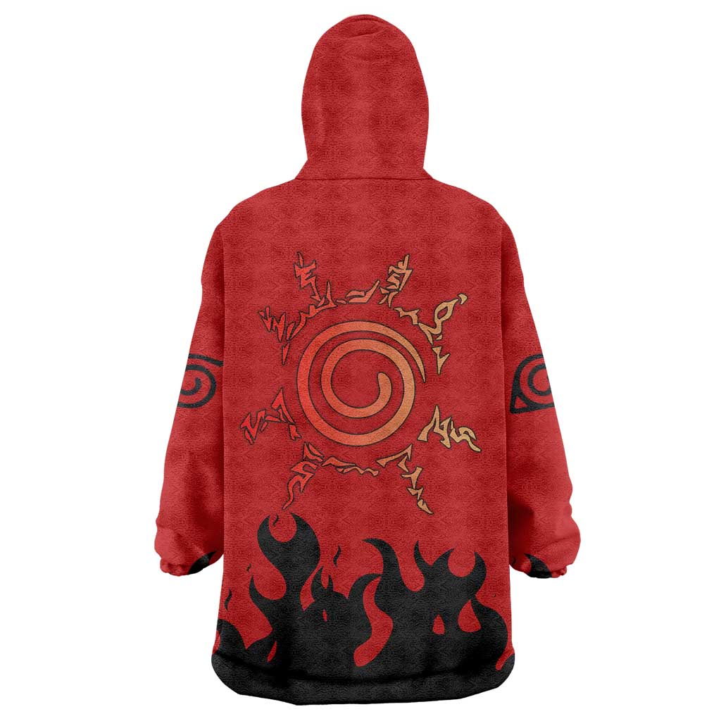 Uzumaki Sage - Naruto Wearable Blanket Hoodie Anime Style