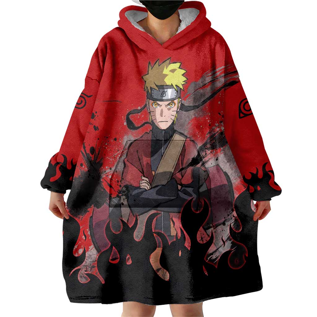 Uzumaki Sage - Naruto Wearable Blanket Hoodie Anime Style