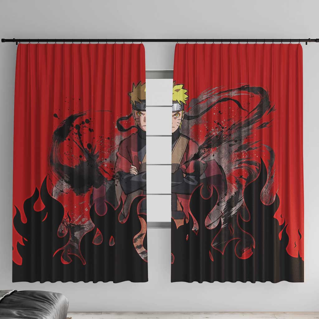 Uzumaki Sage - Naruto Window Curtain Anime Style
