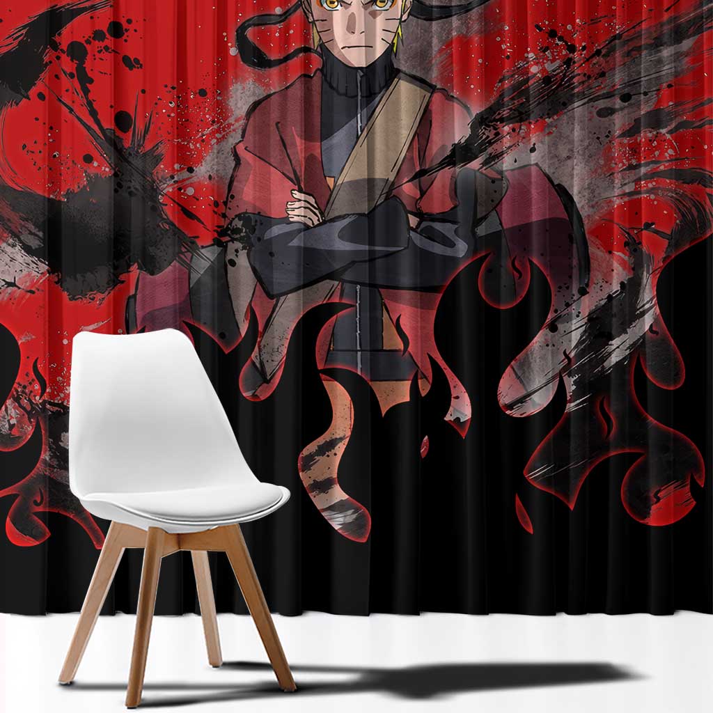 Uzumaki Sage - Naruto Window Curtain Anime Style