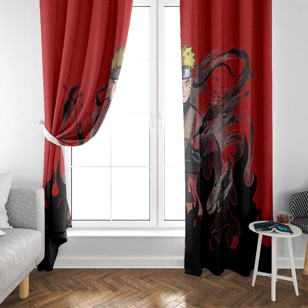 Uzumaki Sage - Naruto Window Curtain Anime Style