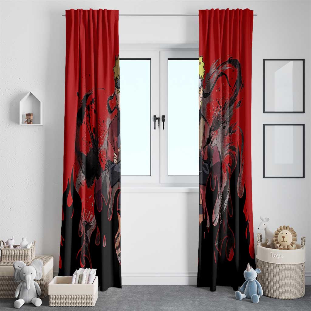 Uzumaki Sage - Naruto Window Curtain Anime Style