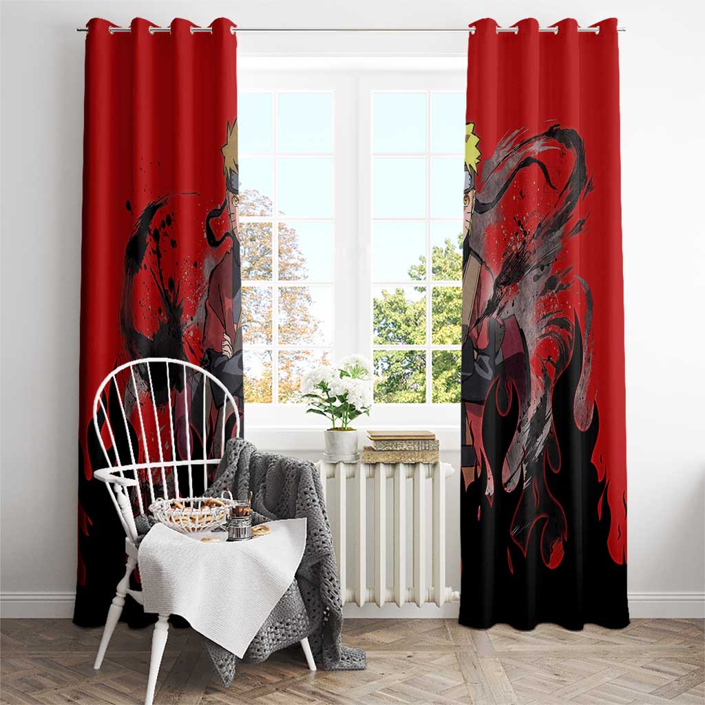Uzumaki Sage - Naruto Window Curtain Anime Style