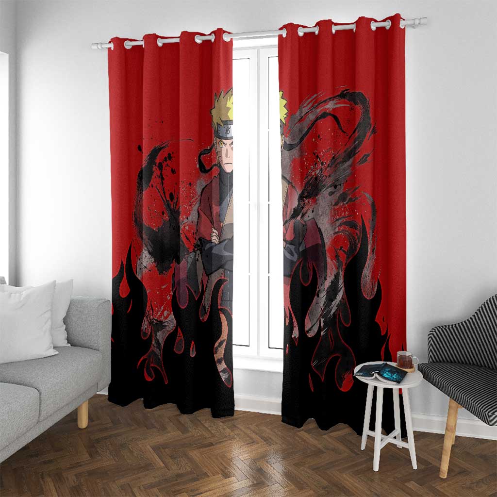 Uzumaki Sage - Naruto Window Curtain Anime Style