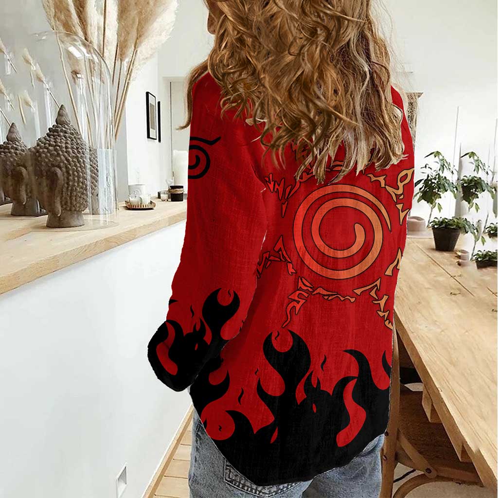 Uzumaki Sage - Naruto Women Casual Shirt Anime Style