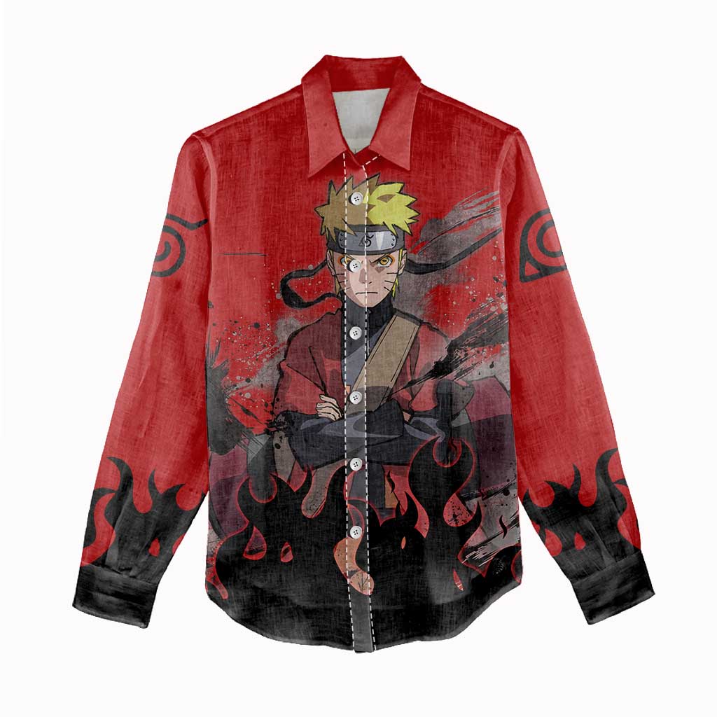 Uzumaki Sage - Naruto Women Casual Shirt Anime Style