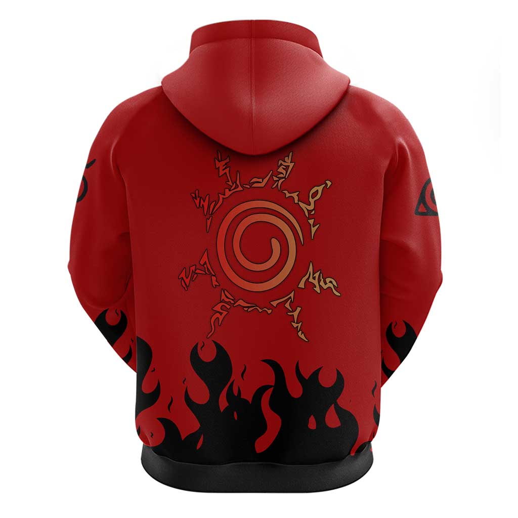 Uzumaki Sage - Naruto Zip Hoodie Anime Style