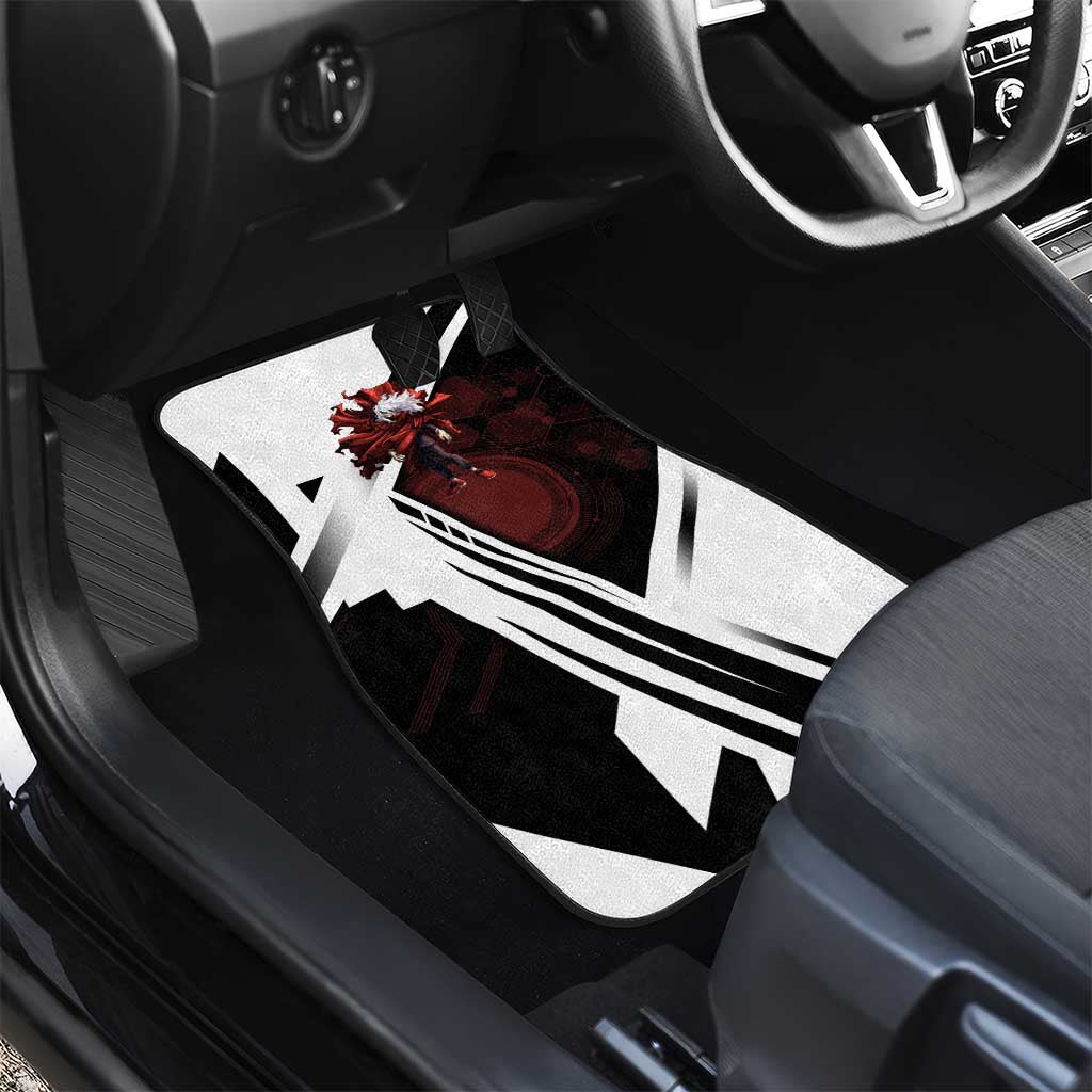 Tomura Shigaraki Car Mats Dark Anime Villain Illustration with Red Energy Aura