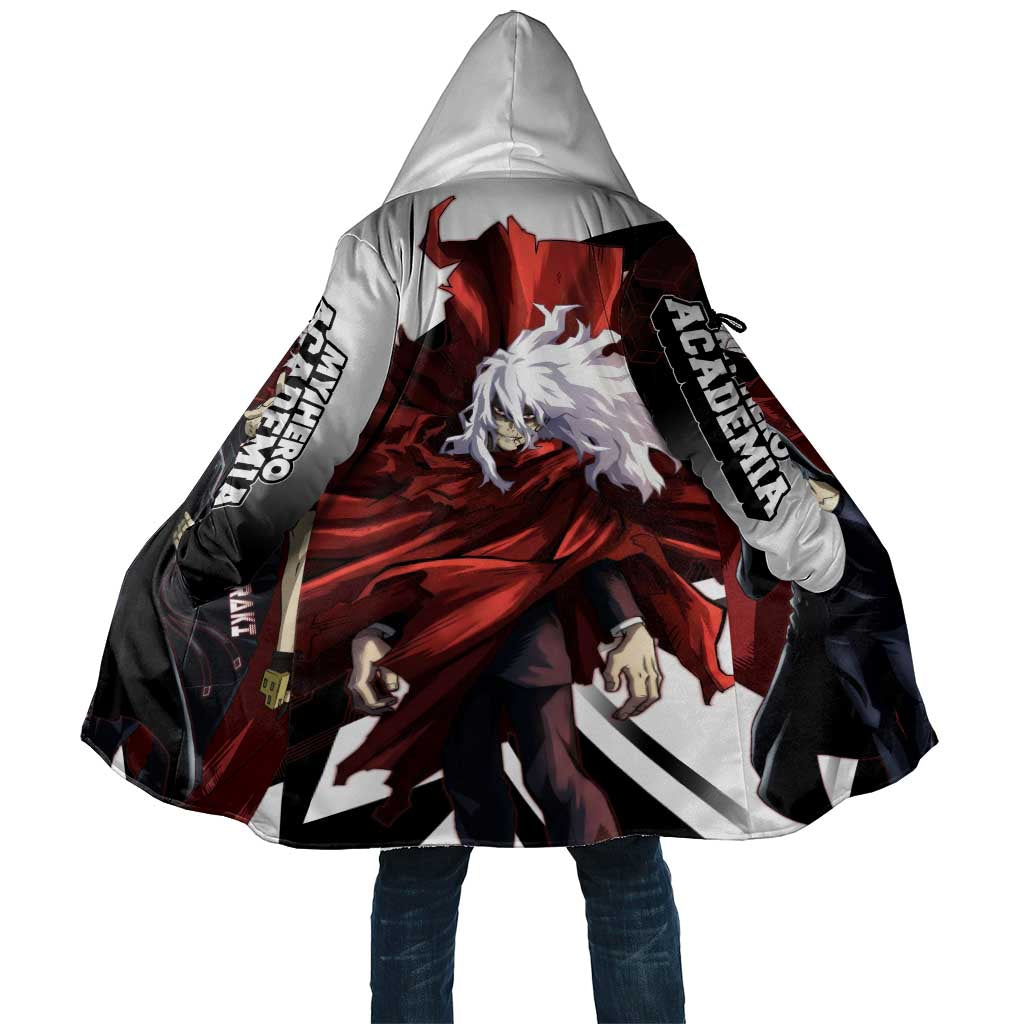 Tomura Shigaraki Cloak Dark Anime Villain Illustration with Red Energy Aura