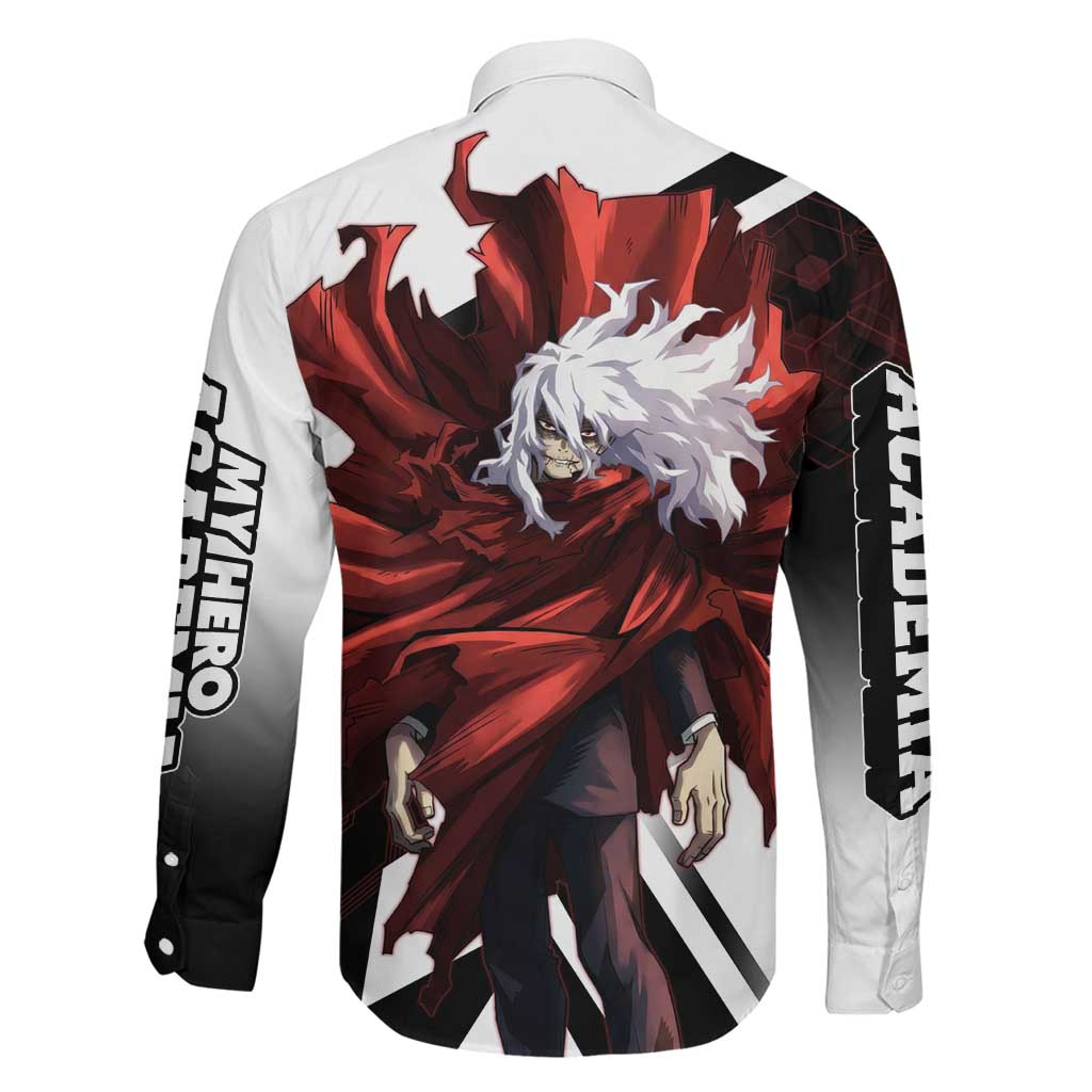 Tomura Shigaraki Family Matching Mermaid Dress and Hawaiian Shirt Dark Anime Villain Illustration with Red Energy Aura