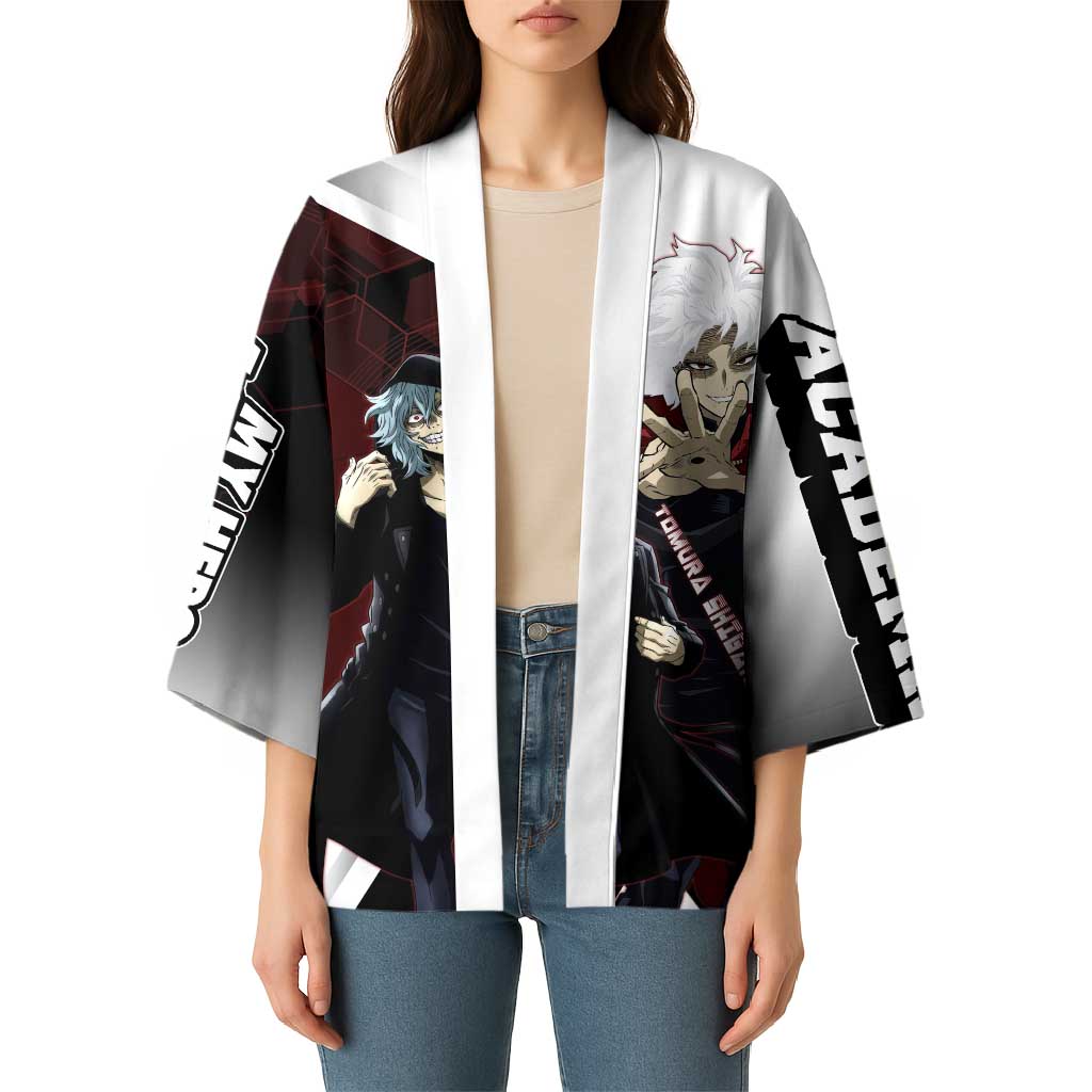 Tomura Shigaraki Kimono Dark Anime Villain Illustration with Red Energy Aura