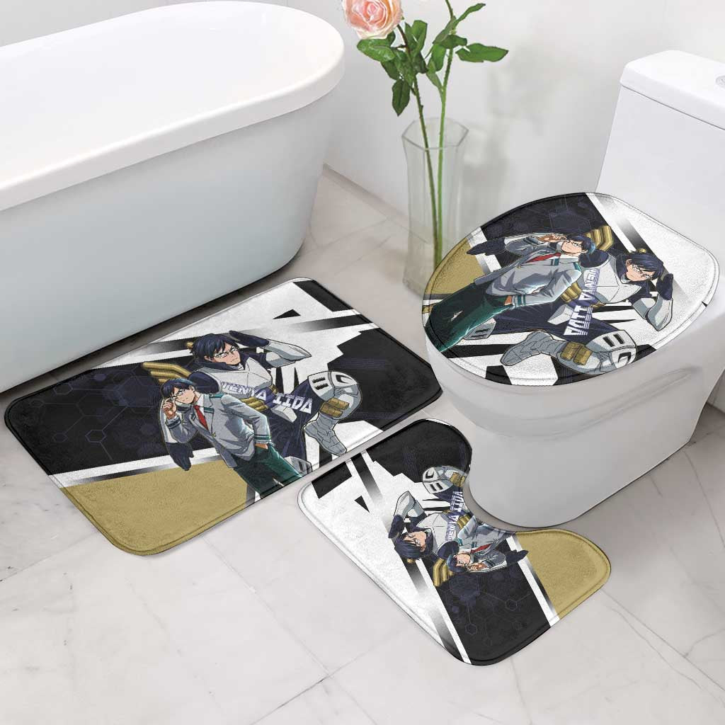 Tenya Iida Bathroom Set Dynamic Anime Action Illustration with Futuristic Hero Armor