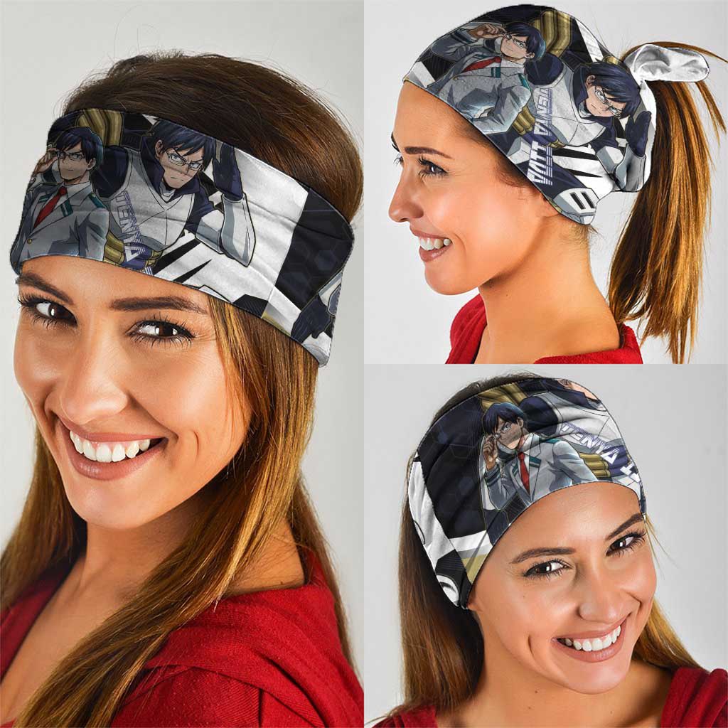 Tenya Iida Neck Gaiter Dynamic Anime Action Illustration with Futuristic Hero Armor