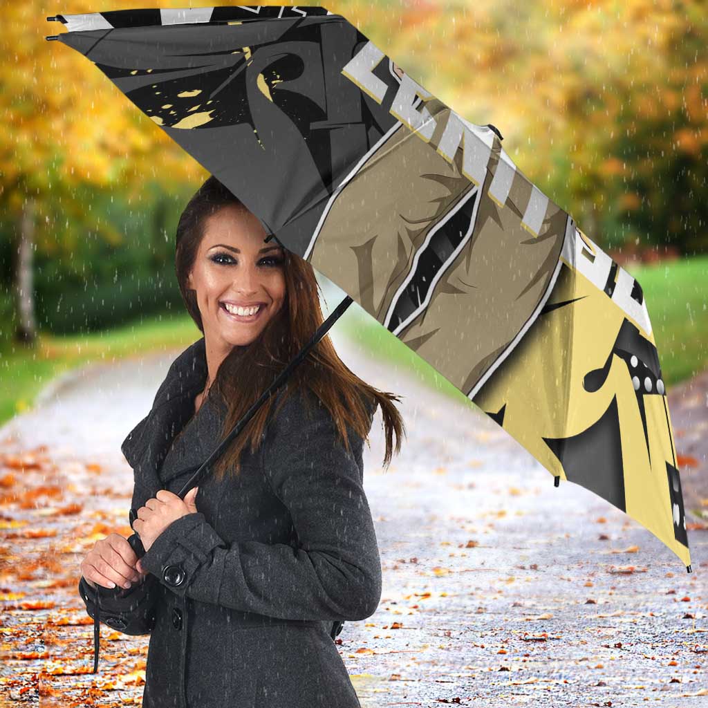 Agatsuma Zenitsu Demon Slayer Umbrella Yellow & Black Graffiti Anime