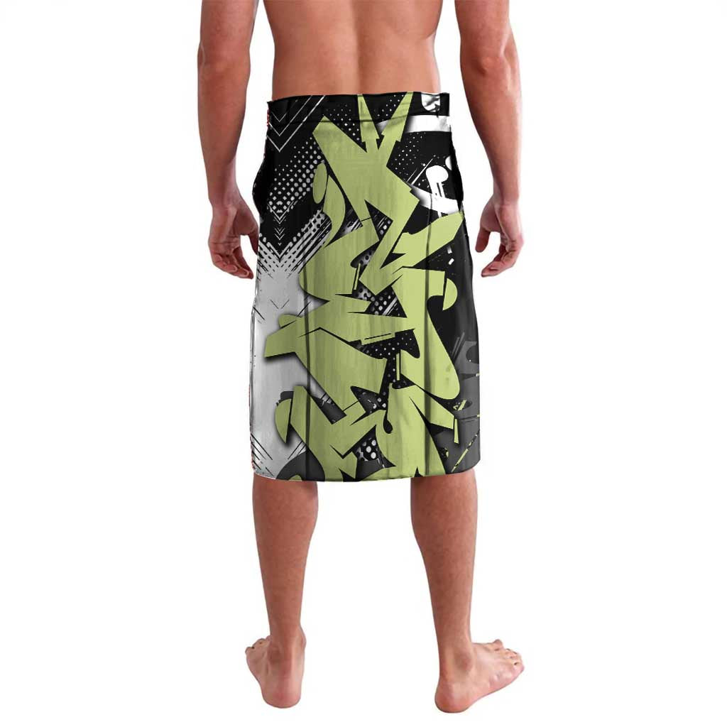 Mitsuri Kanroji Demon Slayer Lavalava Green & Black Graffiti Anime
