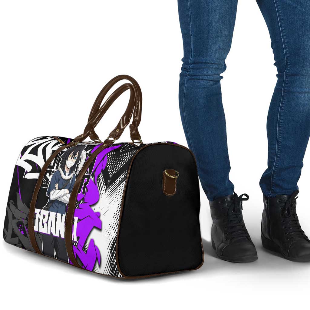 Obanai Iguro Demon Slayer Travel Bag Purple Graffiti Anime Style
