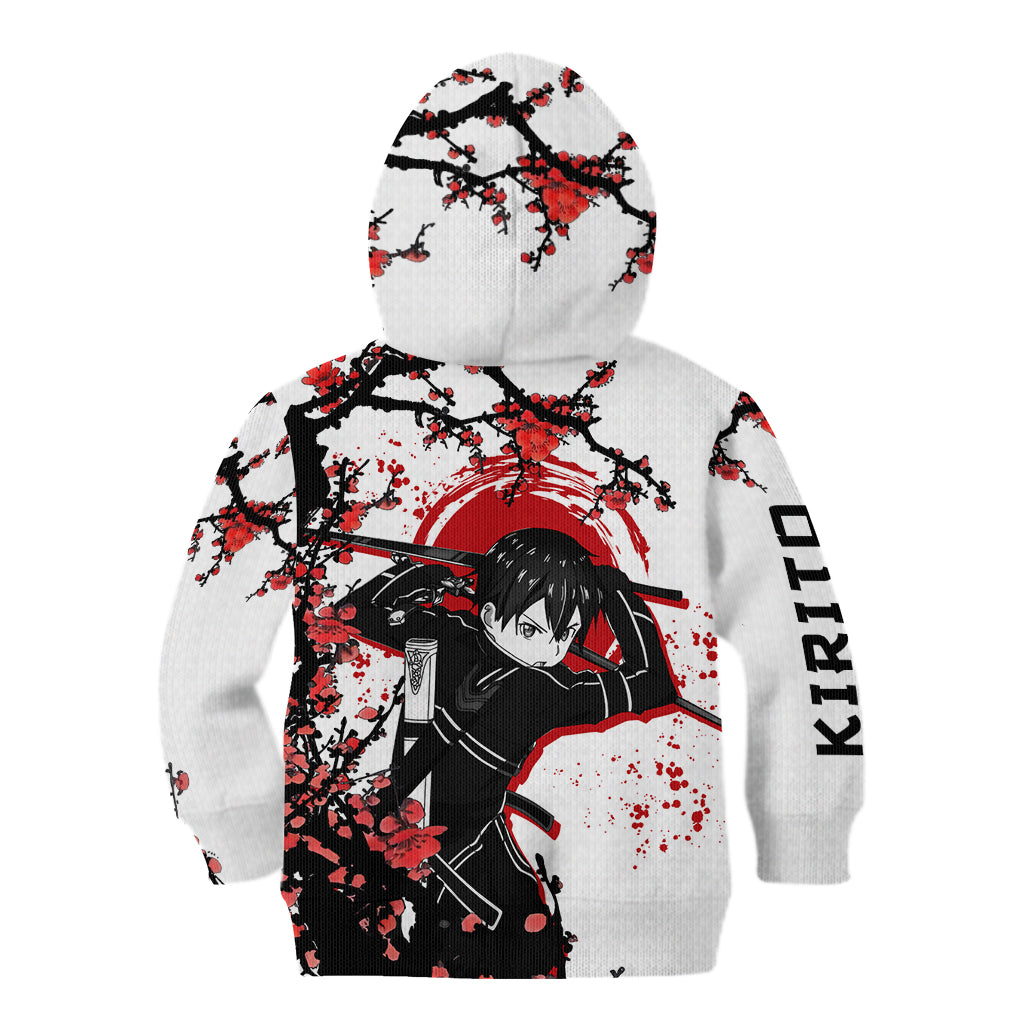 Kirito Kid Hoodie Sword Art Online Anime Japan Style