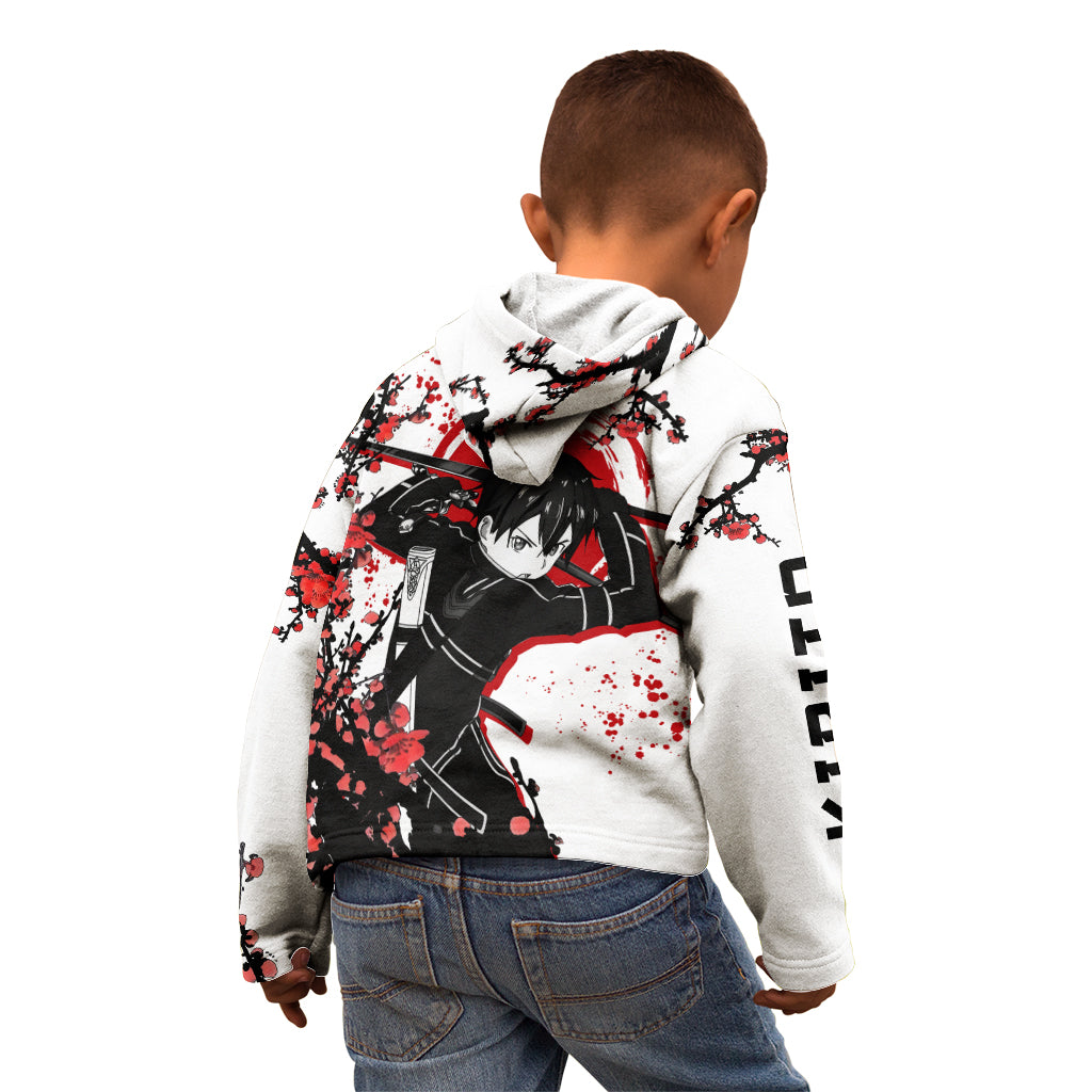 Kirito Kid Hoodie Sword Art Online Anime Japan Style