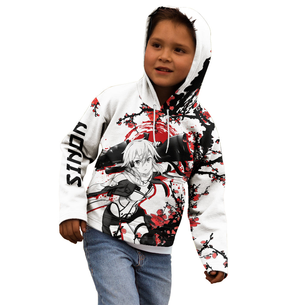 Sinon Kid Hoodie Sword Art Online Anime Japan Style