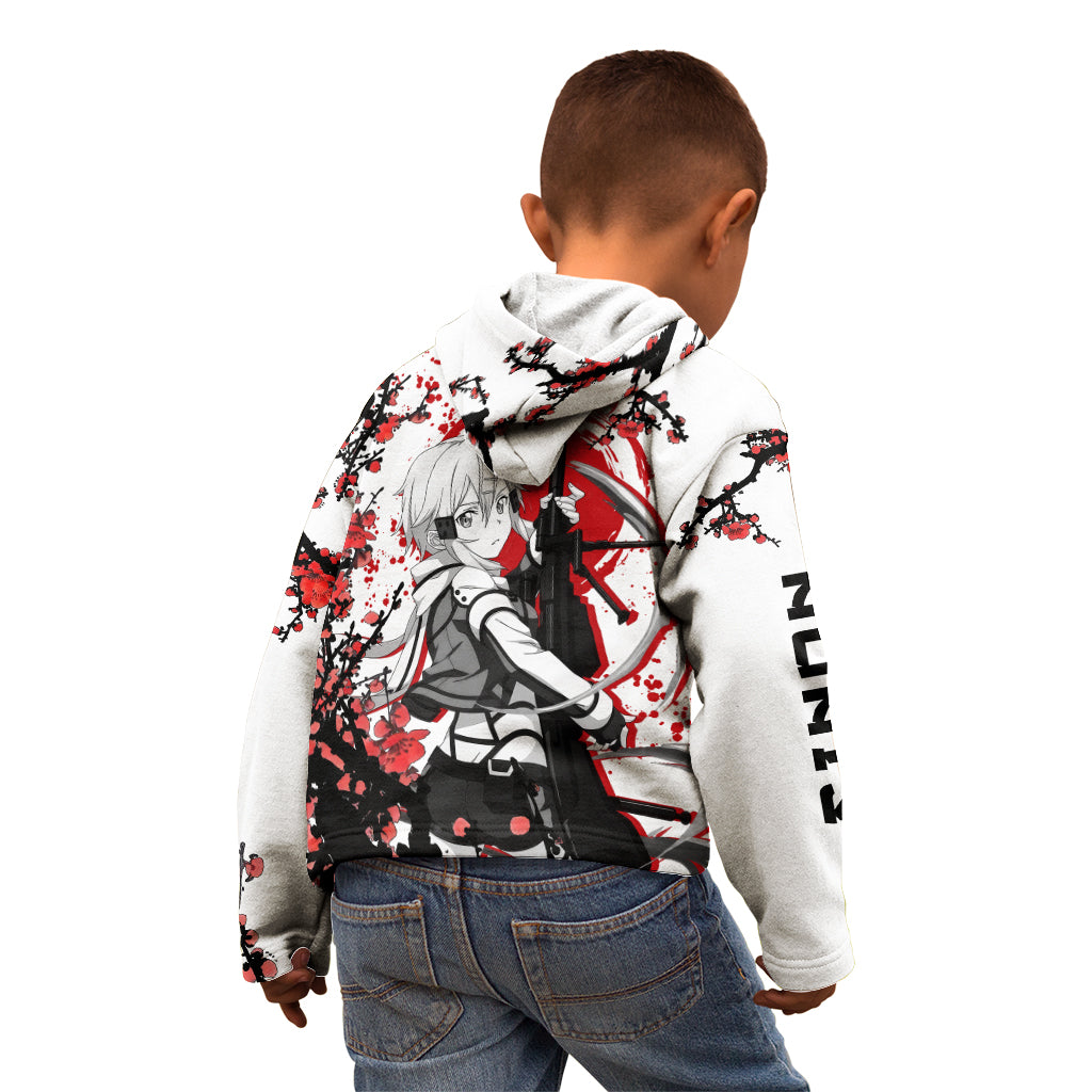 Sinon Kid Hoodie Sword Art Online Anime Japan Style