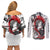 Yuuki Japan Style Couples Matching Off Shoulder Short Dress and Long Sleeve Button Shirt Sword Art Online