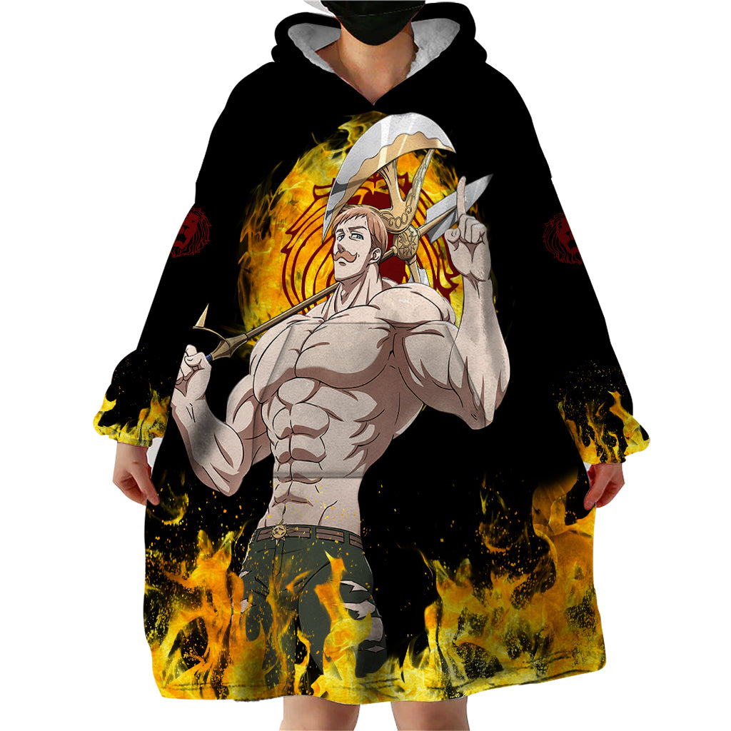 Escanor Wearable Blanket Hoodie Seven Deadly Sins Anime