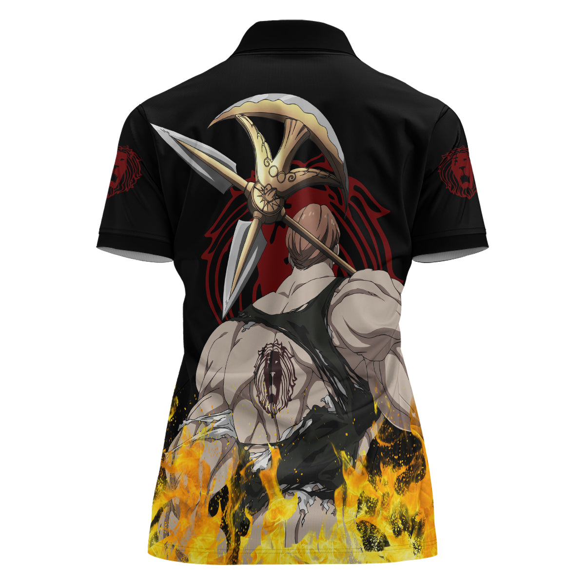 Escanor Women Polo Shirt Seven Deadly Sins Anime