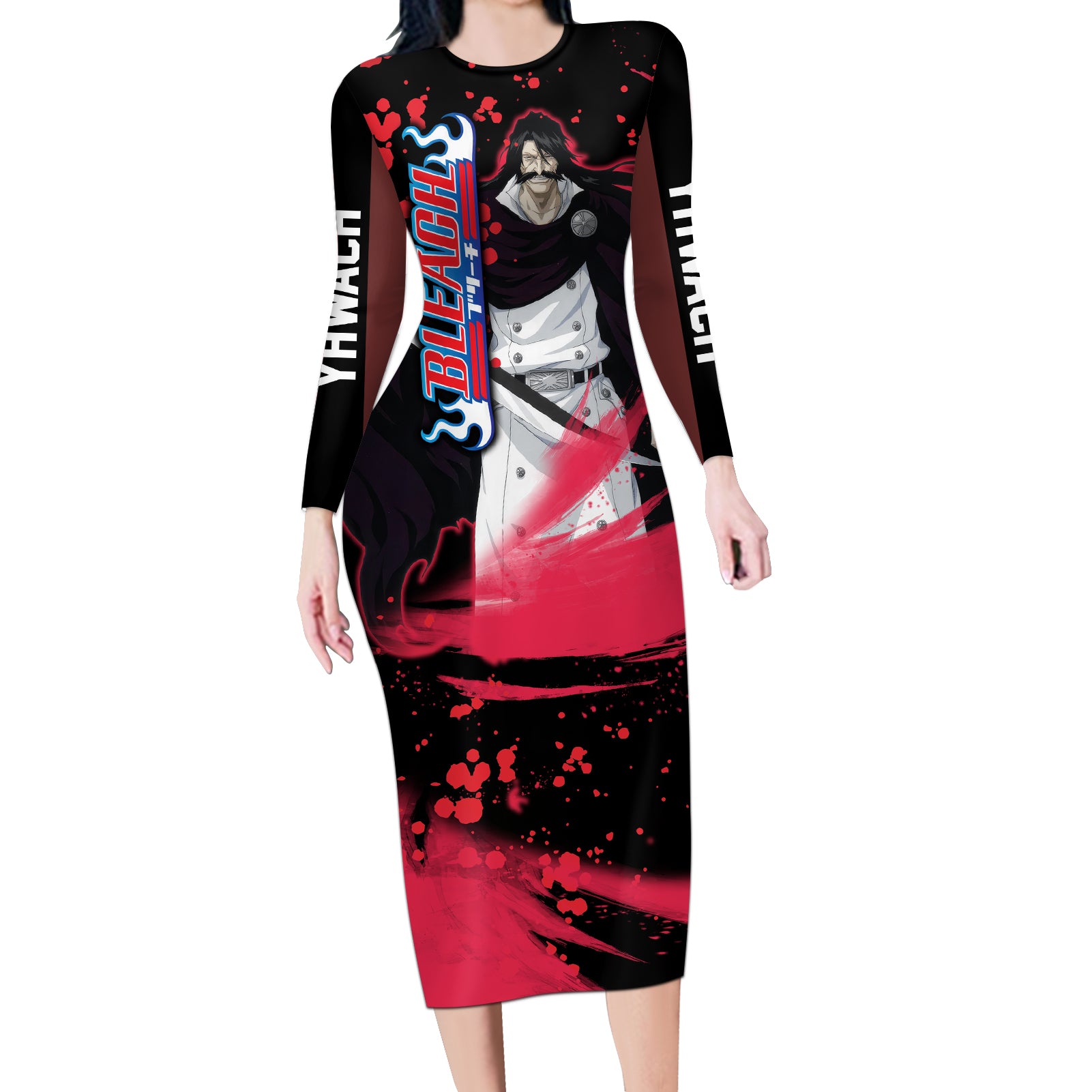 Yhwach Long Sleeve Bodycon Dress Bleach
