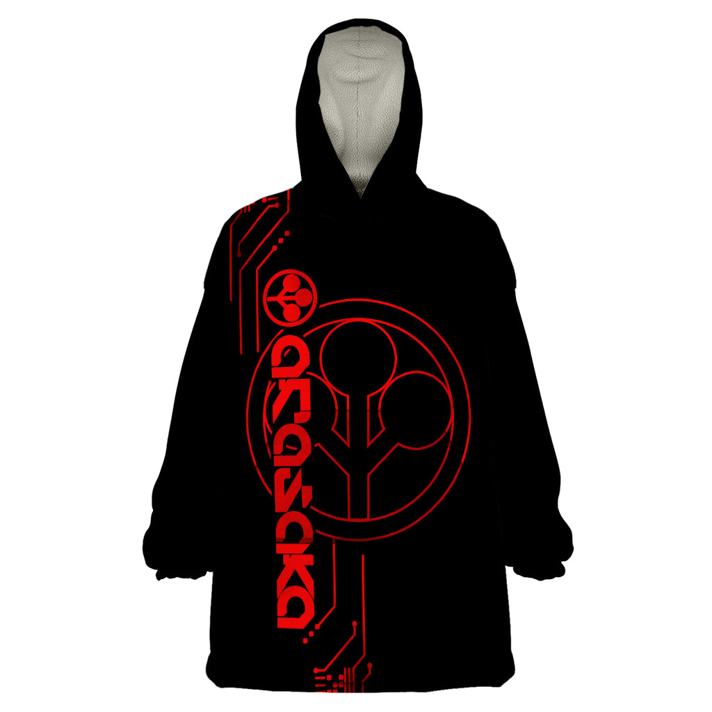 Arasaka Academy Wearable Blanket Hoodie Cyberpunk