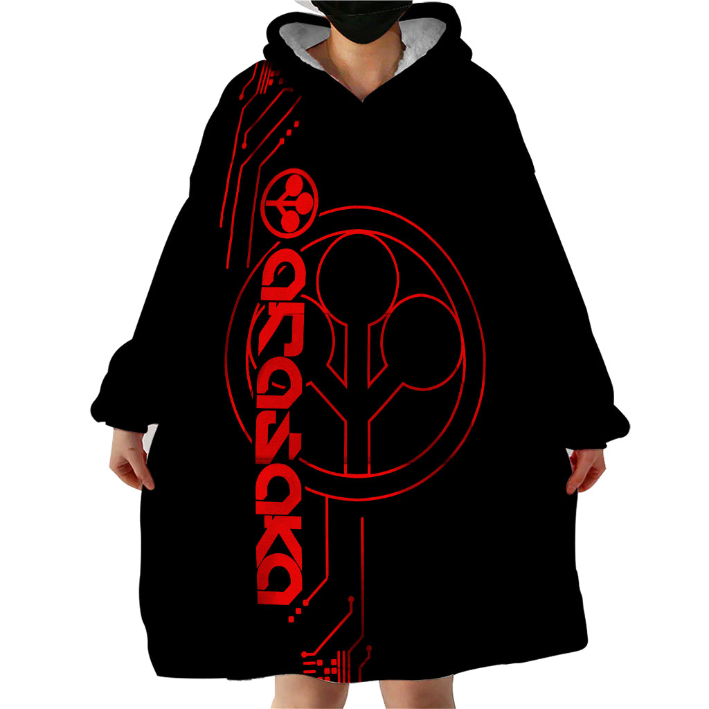 Arasaka Academy Wearable Blanket Hoodie Cyberpunk