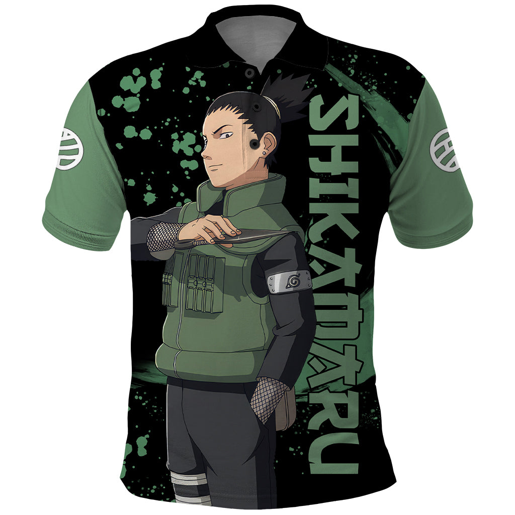 Nara Shikamaru Polo Shirt Naruto