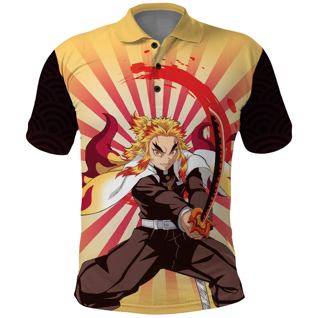 Rengoku Polo Shirt Demon Slayer