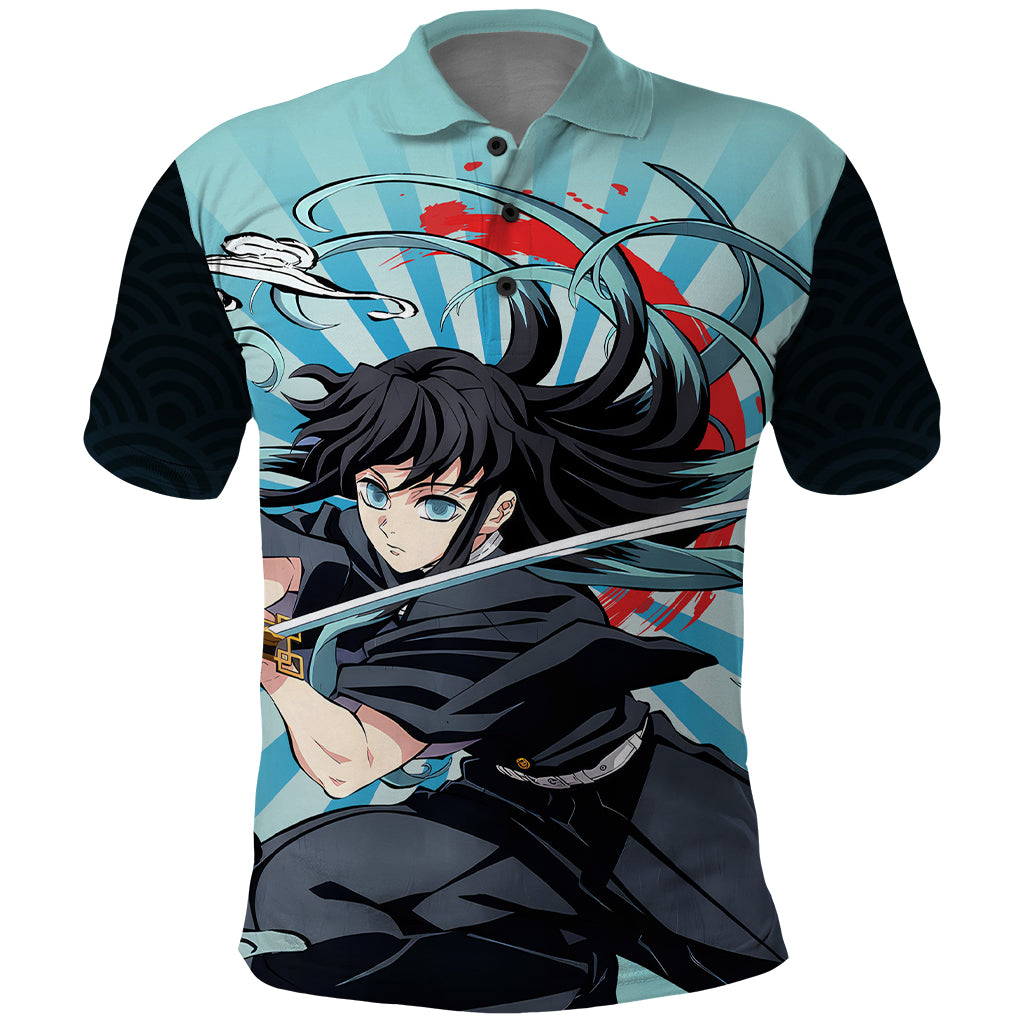 Muichiro Tokito Polo Shirt Demon Slayer